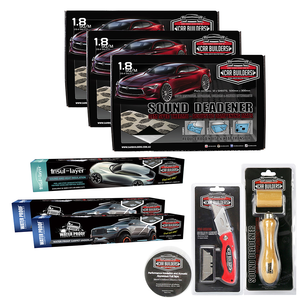 Car Builders Single Cab Sound Deadening Pack 2 - 4x4_SCP_2